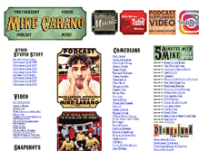 Tablet Screenshot of mikecarano.com